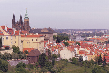 Fototapeta premium view from Hradcany in prague