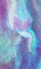 vector abstract bright blue, turquoise, purple, lilac watercolor background for design greeting cards and invitations of wedding, birthday, Valentine s Day, mother s day and other seasonal holiday