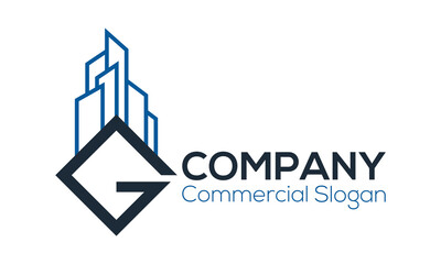 G Letter Real Estate Exclusive Logo.