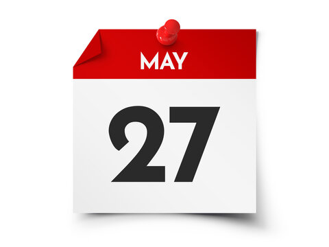 May 27 day calendar