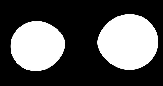 white and black color dots nice animation 4k footage clip