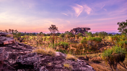 Rocks under Sunset in Kakadu National Park