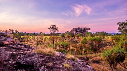 Rocks under Sunset in Kakadu National Park © Michael