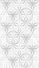 Flower of life seamless pattern of sacred geometry - 405108330