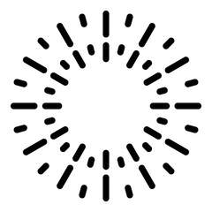 Firework festival icon. Outline firework festival vector icon for web design isolated on white background