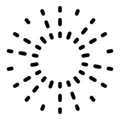 City shiny firework icon. Outline city shiny firework vector icon for web design isolated on white background