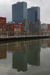 Urbanscape in the city of Bilbao