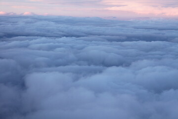 over clouds 