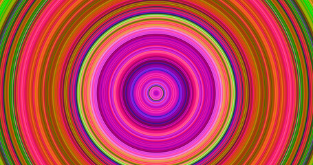 Radial circle rainbow gradient background design, abstract illustration
