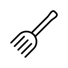 line icon symbol illustration fork