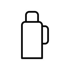 line icon symbol illustration of a thermos or hot water container