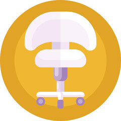 Furniture, icon set. Home interior, linear icons. Piece of furniture for the living room, bedroom, office, workplace, and kitchen. Line with editable stroke