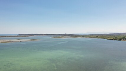 Fototapeta premium survol du parc naturel régional de la Narbonnaise