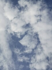 blue sky with clouds