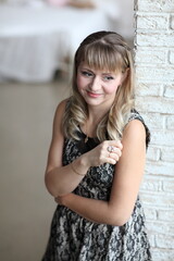 Naklejka premium portrait of a girl