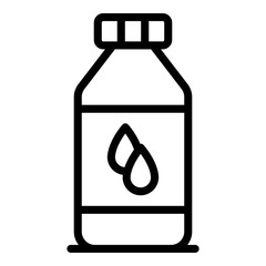 Solution for plants icon. Outline solution for plants vector icon for web design isolated on white background