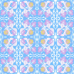 Floral seamless pattern suraface design