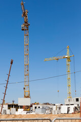 construction of a new multi-storey residential building