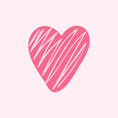 heart icon isolated on colored background