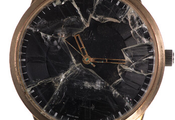 broken dial, gears, watch parts and wristwatch mechanism