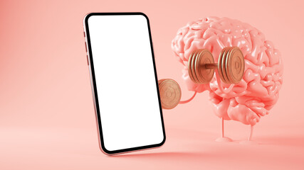 Brain training and smartphone