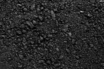 Black asphalt, new, background texture