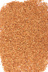 Beige roasted split Coriander seeds or Dhana dal