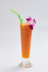 Orange juice smoothie a popular summer drink menu