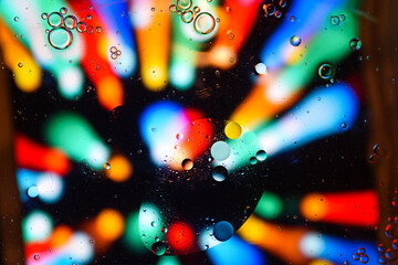 astratto colori gocce bolle gocce acqua bolle colorato sfondo luci colori 