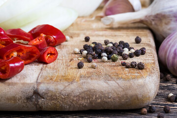 natural food grown on an organic farm, vegetables