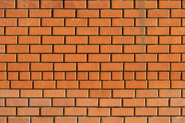 Red brick wall background, image.