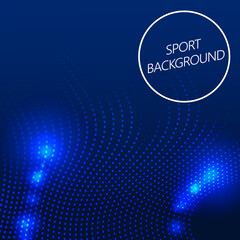 Sport background. Modern sport background for web site, wallpaper, poster, placard and ad. Useful for backdrop, cover, banner and print materials. Sporty background, vector illustration