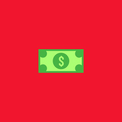 dollar banknote icon.flat design, vector illustration.Simple vector icon.