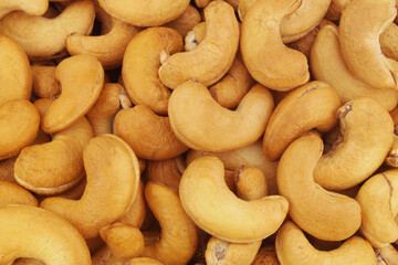 Cashew nuts background