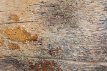 rough weathered old ancient texture of brown wood surface with cracks