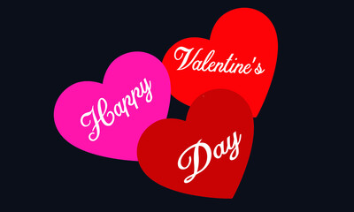 2021 Valentine's day vector design with love Vector