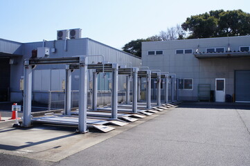 Naklejka premium 機械式駐車場