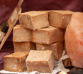 Handmade laundry soap.