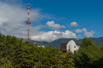 Obraz premium tower on a hill