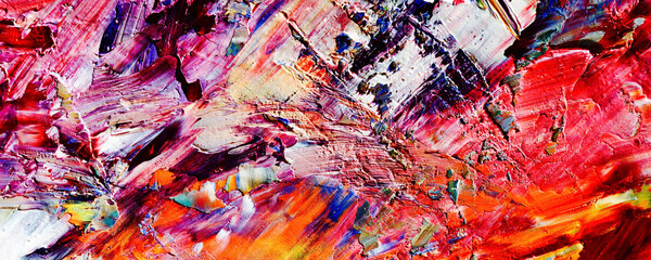 Colorful abstract background wallpaper. Modern motif visual art. Mixtures of oil paint. Trendy hand...