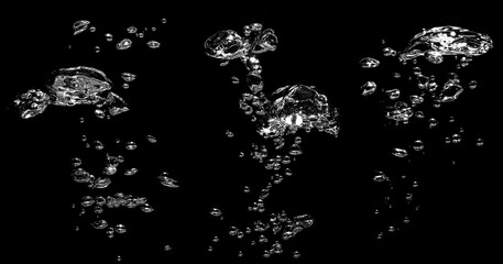 collection water bubble white oxygen air, in underwater clear liquid with bubbles flowing up on the...