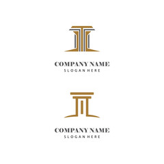 Column Logo Template vector symbol nature