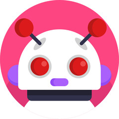 Collection of robots line icons. Editable. Ready to use.