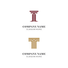 Column Logo Template vector symbol nature