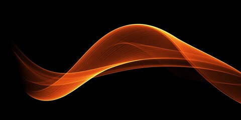 Abstract colorful template wave background. Brochure design orange illustration
