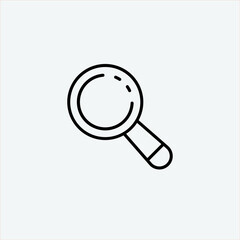 Search vector icon illustration sign