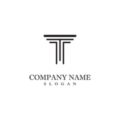 Column Logo Template vector symbol nature