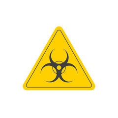 biohazard icon on white background. Vector EPS10