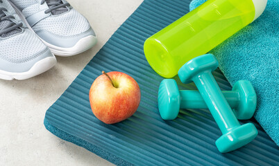 Sport and fitness equipment - Close up