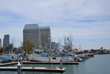 Fototapeta na wymiar Panorama der Downtown von San Diego, Kalifornien